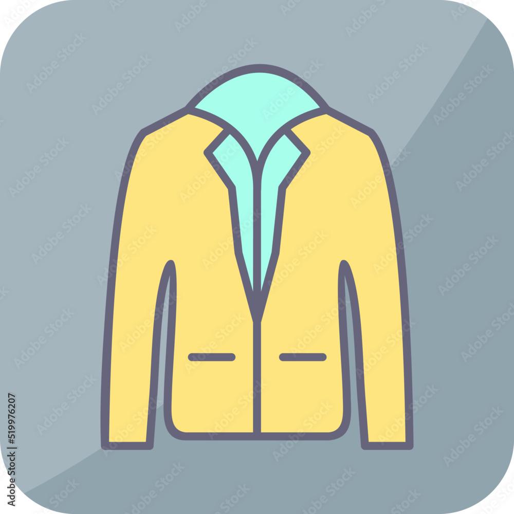 Stylish Jacket Icon