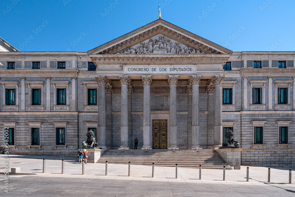 Madrid, palazzo del parlamento
