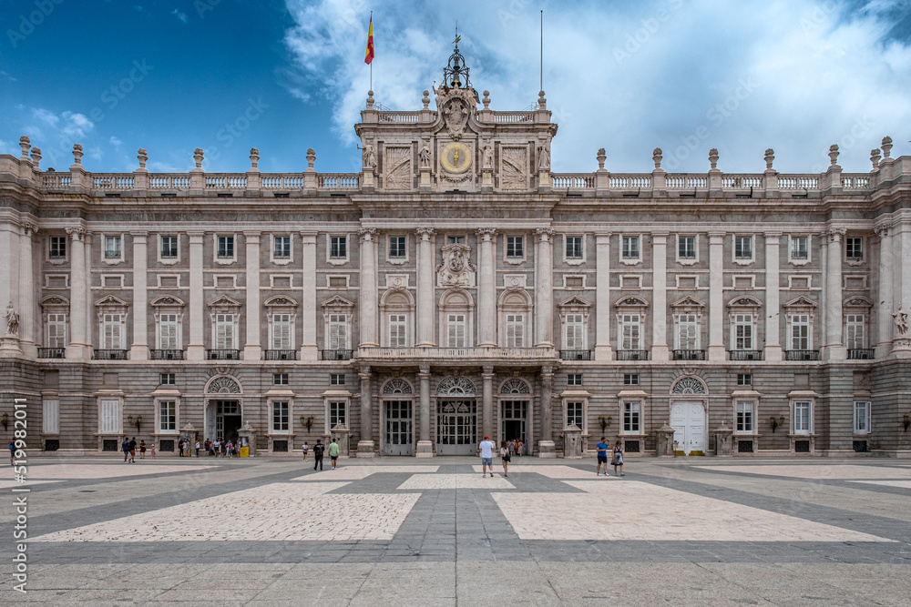 Fototapeta premium Madrid, esterno palazzo reale