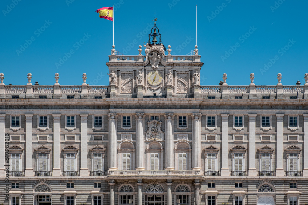 Madrid, esterno palazzo reale