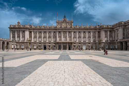 Madrid, esterno palazzo reale