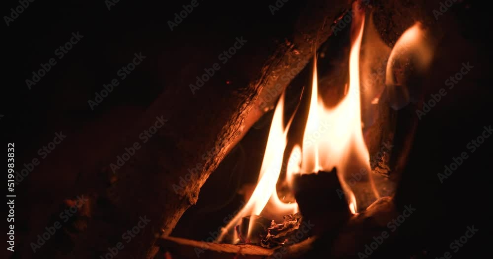Fire burning and fading away. Fire burning and fading away.