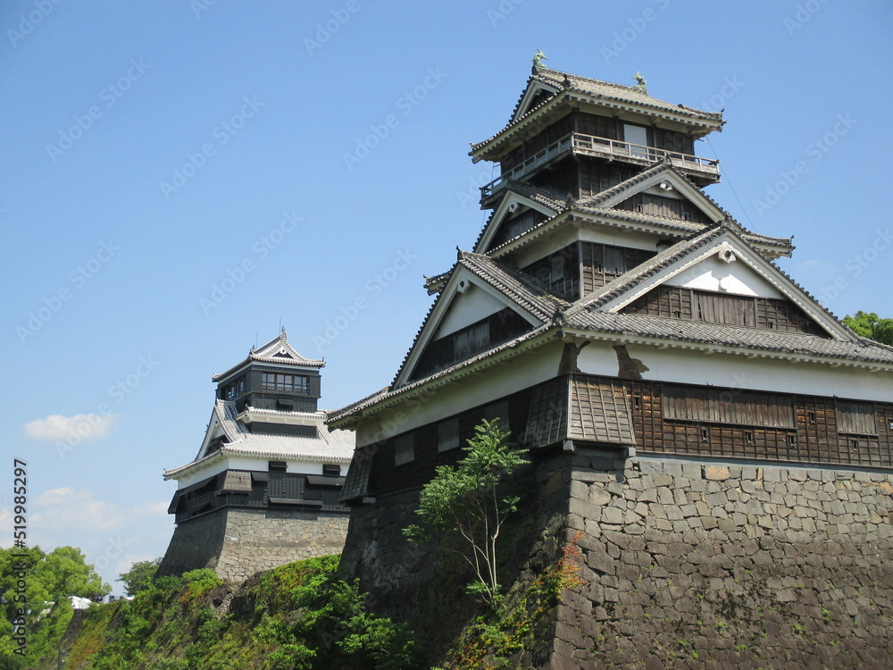 熊本地震から６年、未だ壊れたままの熊本城の「宇土櫓」