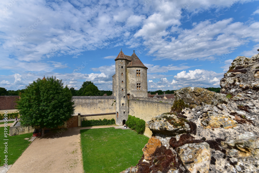 Naklejka premium Frankreich - Blandy - Burg Blandy-les-Tours