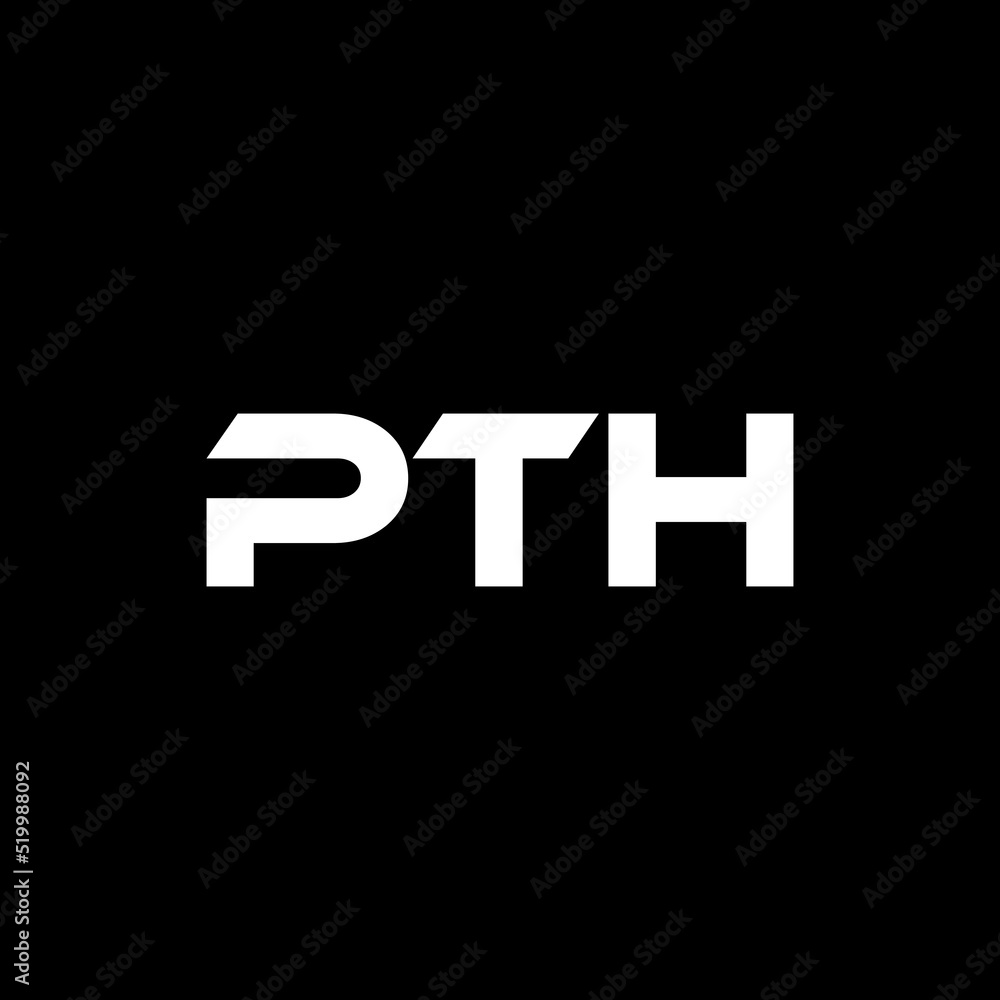 PTH letter logo design with black background in illustrator, vector logo modern alphabet font overlap style. calligraphy designs for logo, Poster, Invitation, etc. PTH letter logo design with black background in illustrator, vector logo modern alphabet font overlap style. calligraphy designs for logo, Poster, Invitation, etc.