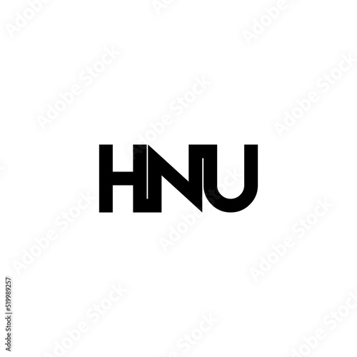 hnu letter original monogram logo design Free Download hnu letter original monogram logo design - GFXLoad