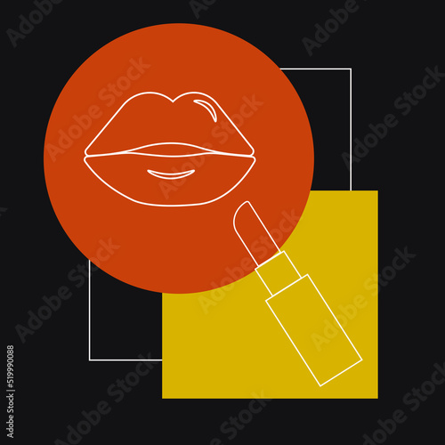 Beauty industry make up poster