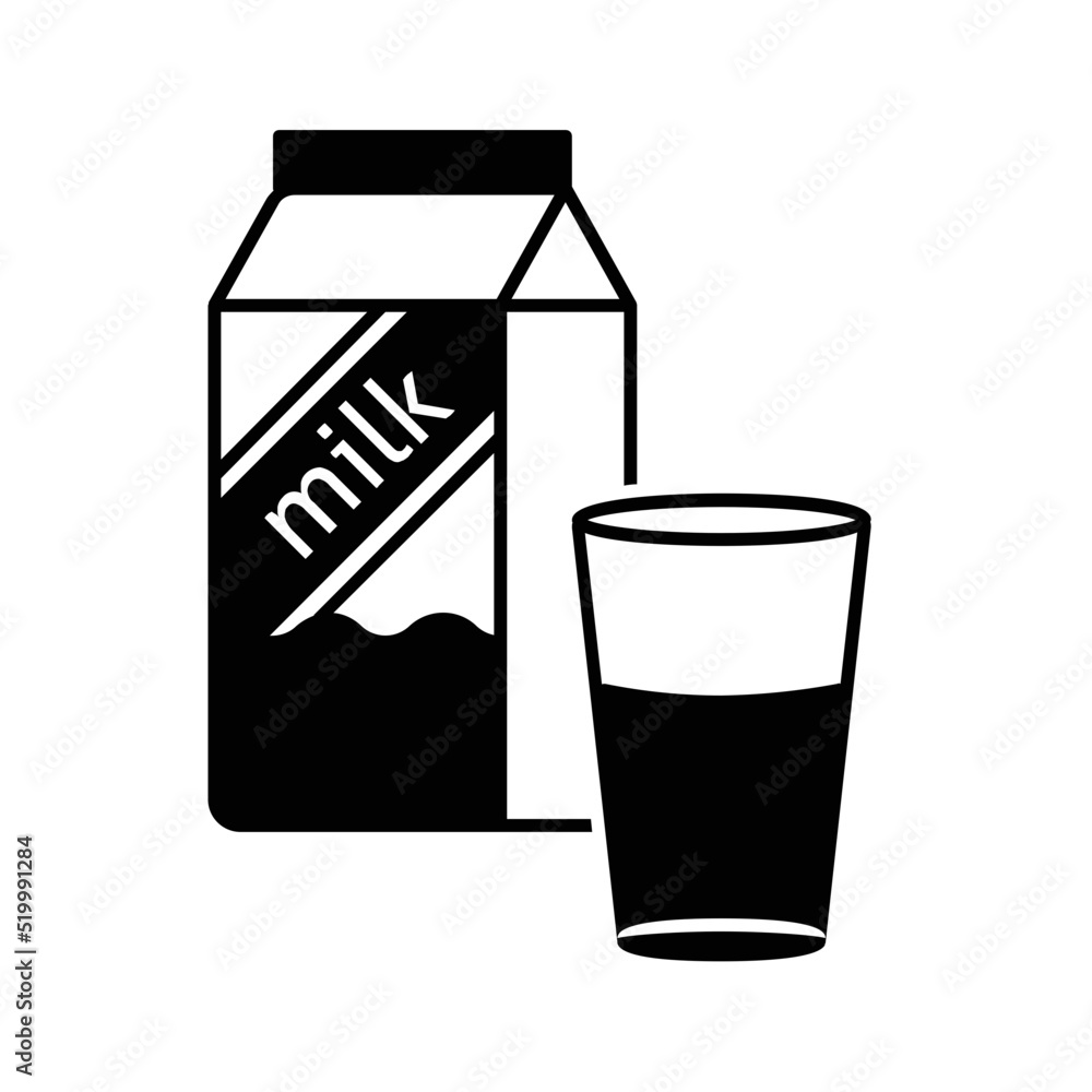 Solid icon for Milk Solid icon for Milk