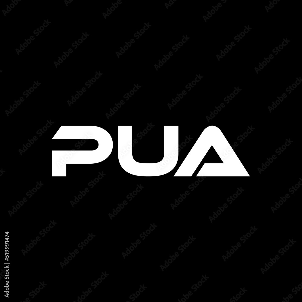 PUA letter logo design with black background in illustrator, vector logo modern alphabet font overlap style. calligraphy designs for logo, Poster, Invitation, etc. PUA letter logo design with black background in illustrator, vector logo modern alphabet font overlap style. calligraphy designs for logo, Poster, Invitation, etc.