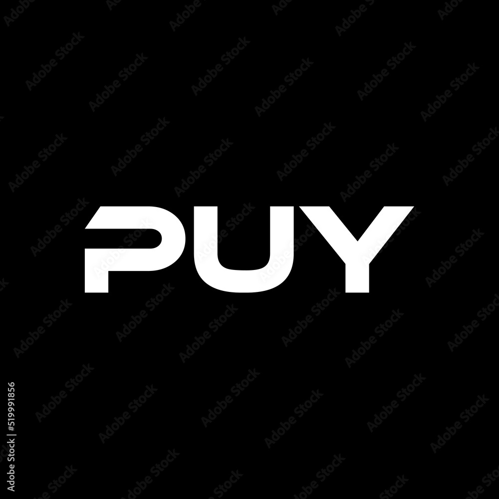 PUY letter logo design with black background in illustrator, vector logo modern alphabet font overlap style. calligraphy designs for logo, Poster, Invitation, etc. PUY letter logo design with black background in illustrator, vector logo modern alphabet font overlap style. calligraphy designs for logo, Poster, Invitation, etc.