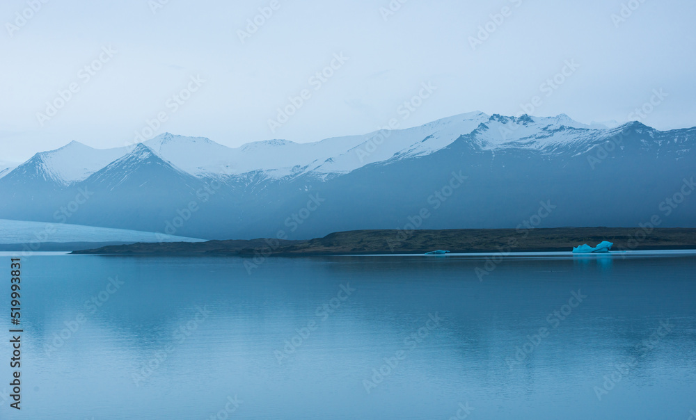 Glacier lake in Iceland