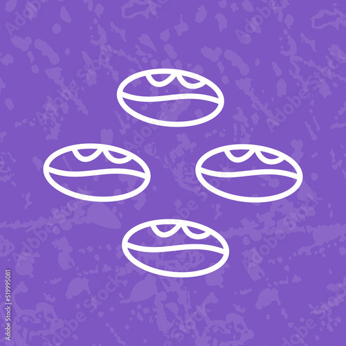 Coffee Beans Vector Icon