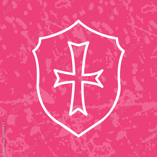 Unique Sheild Vector Icon