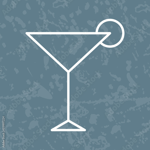 Unique Cosmopolitan Vector Icon