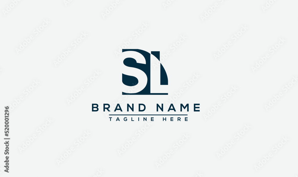 Logo design letter SL . Elegant modern. Vector template. Stock Vector ...