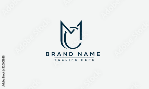 Logo design letter MC . Elegant modern. Vector template.