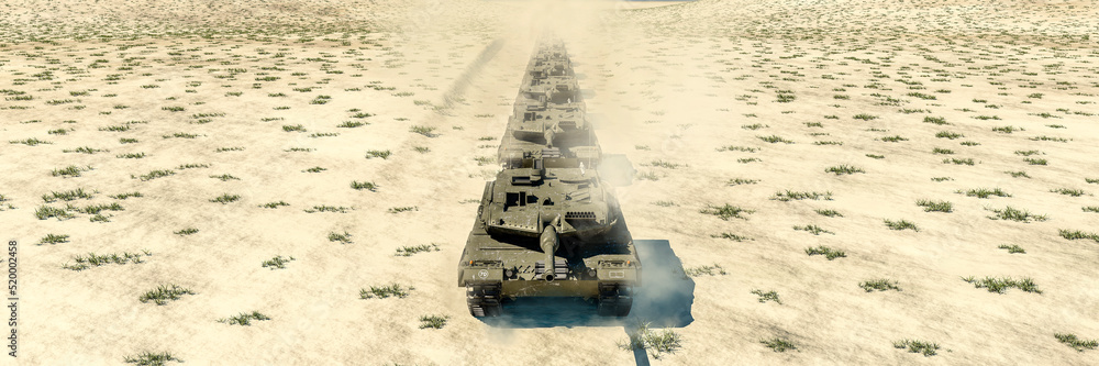 Obraz premium military vehicles, tanks