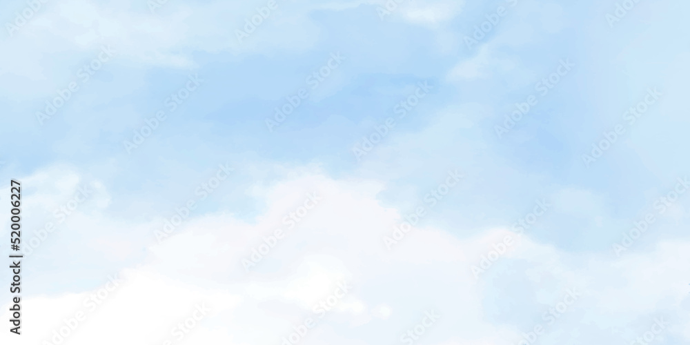 Obraz premium Summer blue sky cloud gradient light white background. Beauty clear cloudy in sunshine calm bright winter air bacground. Gloomy vivid cyan landscape in environment day horizon skyline view spring wind