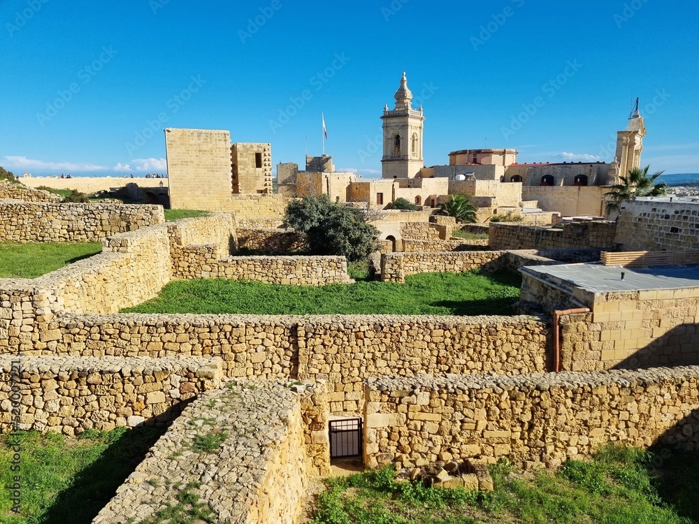 Medieval Citadel in Rabat on Gozo