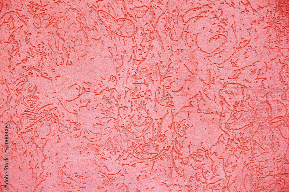 Seamless stone texture. Coral plaster, background, seamless stone