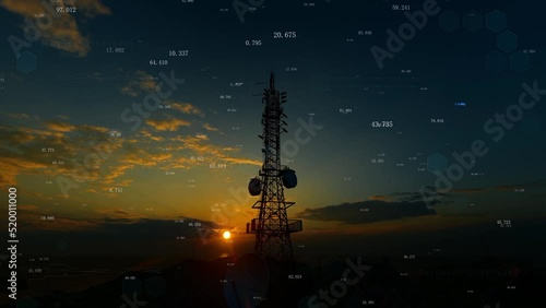 5g network communication base station data signal reception and transmission