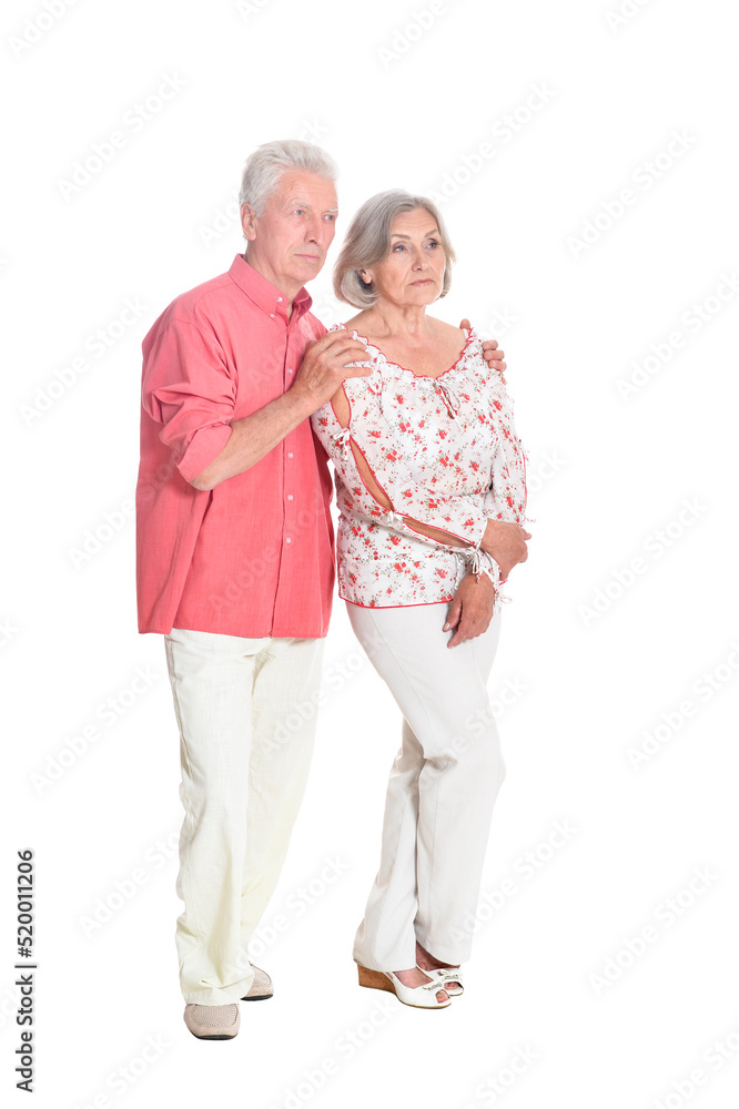 portrait of senior couple posing portrait of senior couple posing