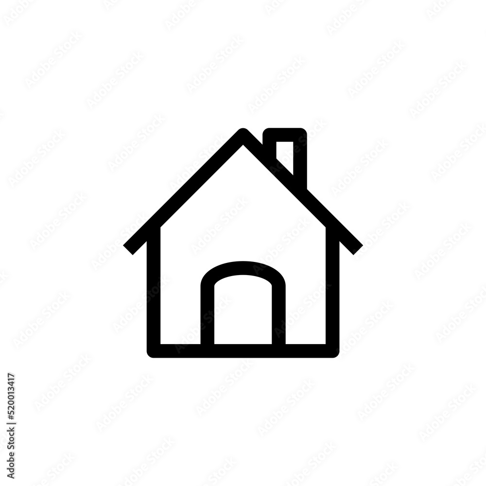 House Home logo, Home symbol, Home sign isolated on white background House Home logo, Home symbol, Home sign isolated on white background