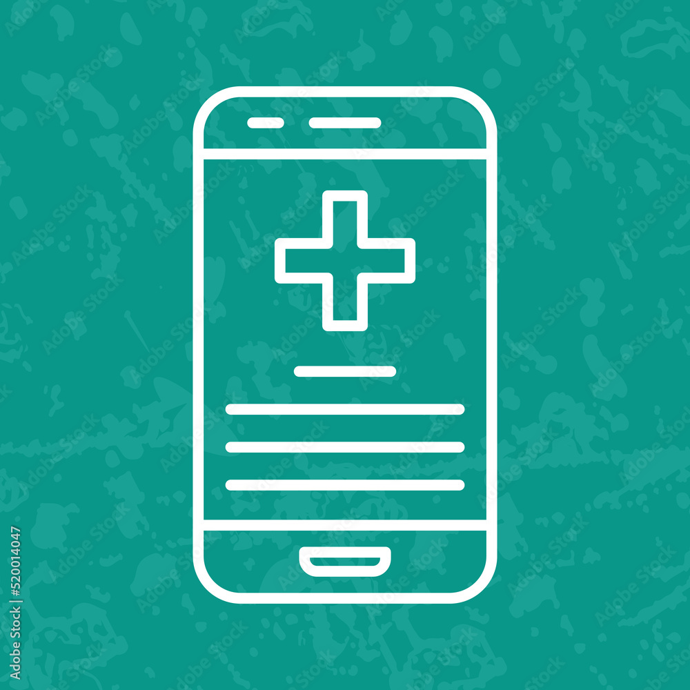 Fototapeta premium Smartphone Icon