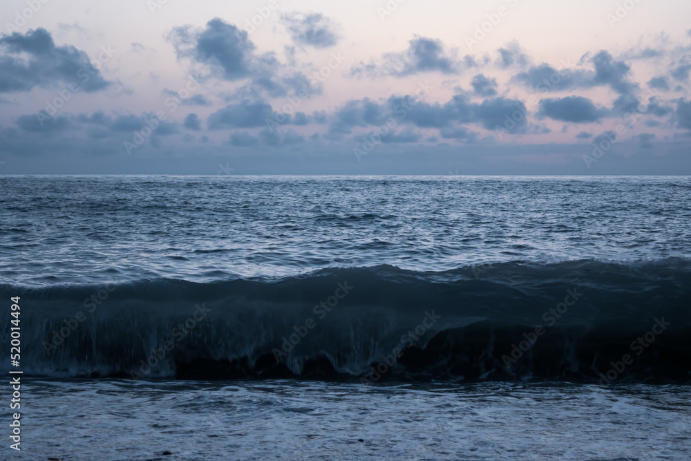 clouds over the sea