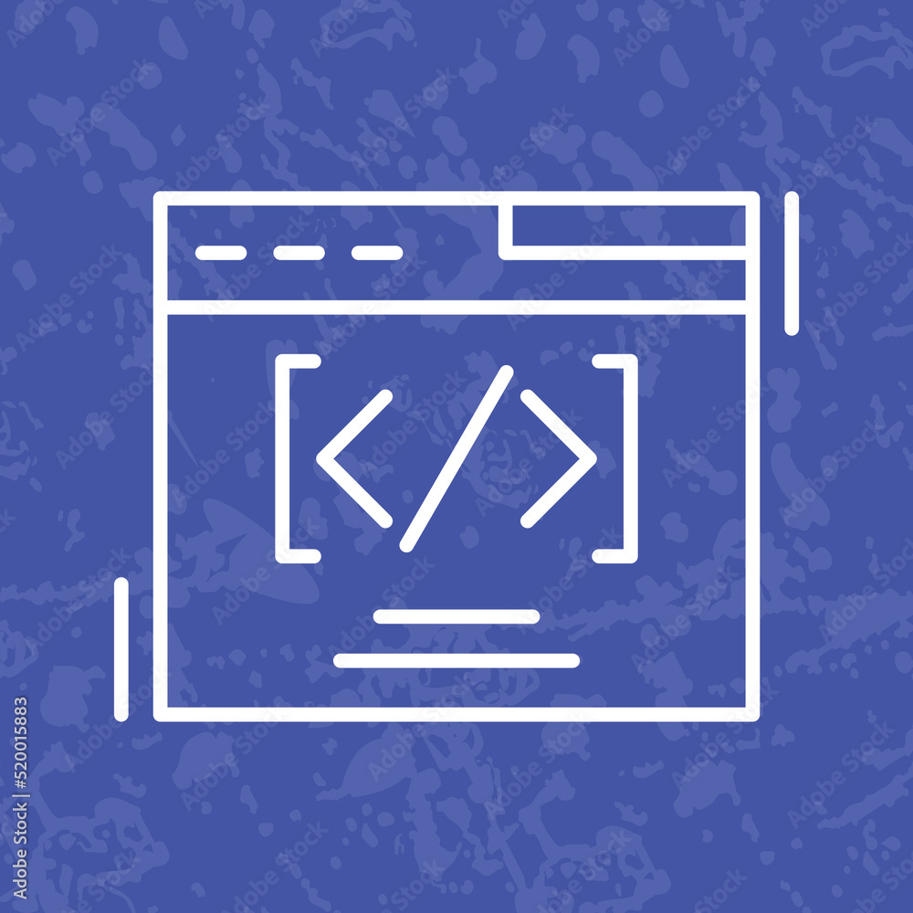 Web Coding Icon Web Coding Icon