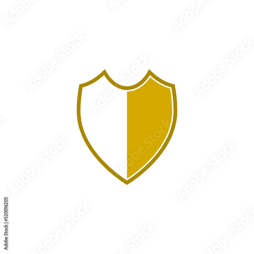 Security shield icon. Protection symbol. Safety system. Guard symbol isolated on white background