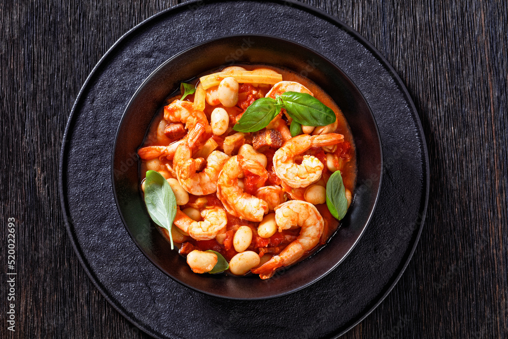 White Bean, Tomato, Fennel and Shrimp Dinner White Bean, Tomato, Fennel and Shrimp Dinner