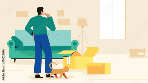 Delivery and arrangement at home or moving.