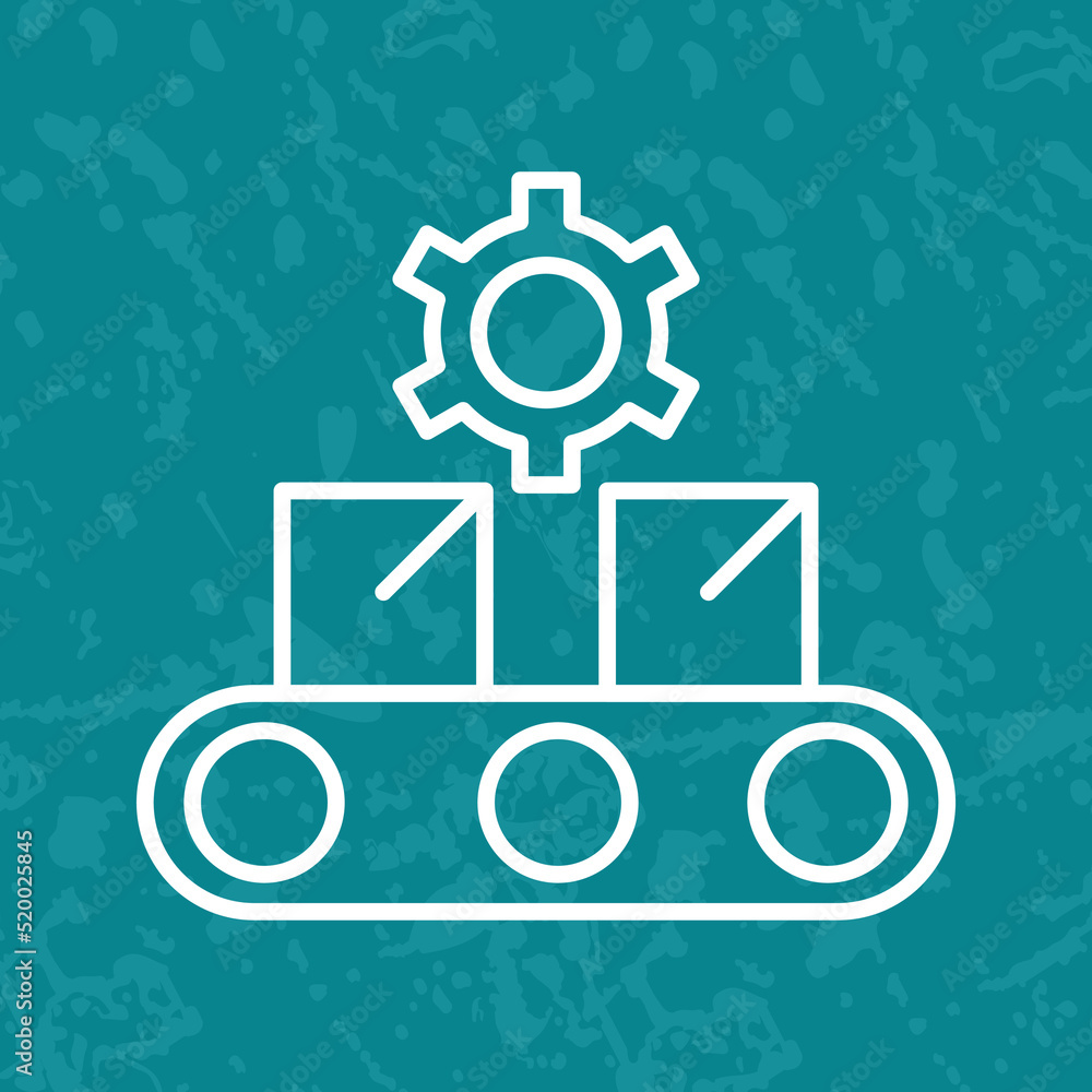 Obraz premium Conveyor Belt Icon