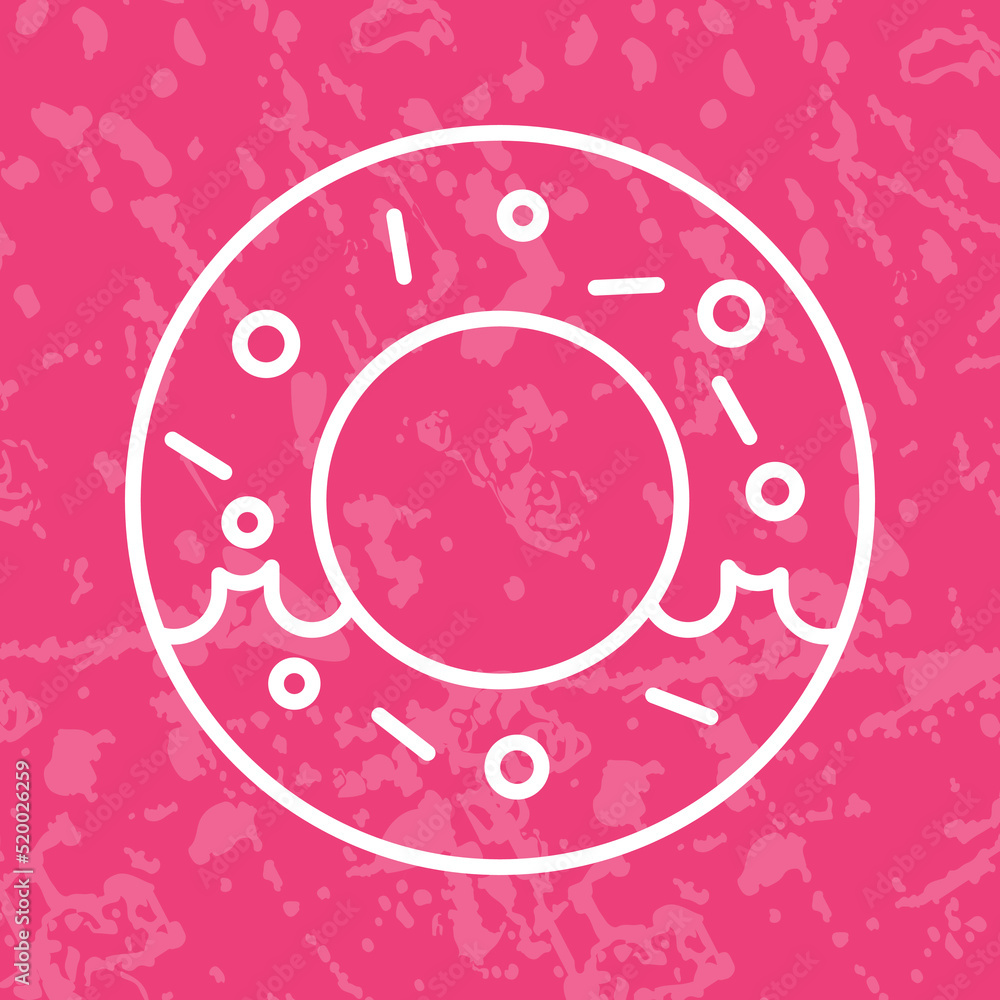 Naklejka premium Donut Icon