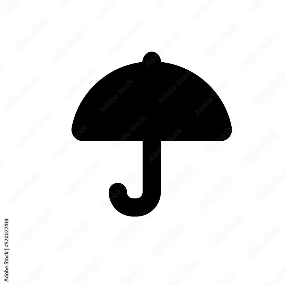 Umbrella simple icon. Umbrella. Vector illustration Umbrella simple icon. Umbrella. Vector illustration