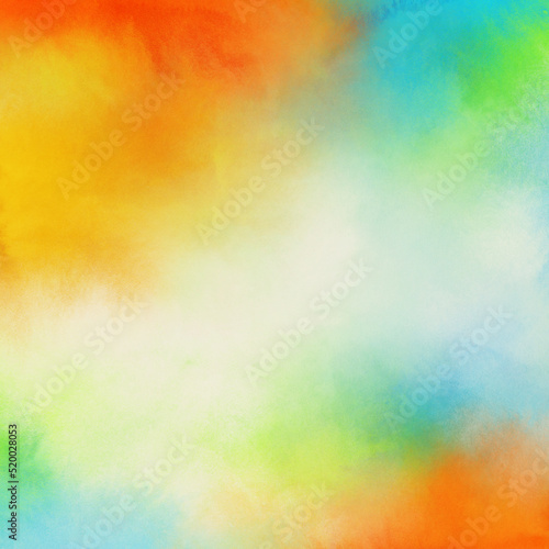 Beautiful colorful background. Versatile artistic image for creative design projects: posters, banners, cards, magazines, brochures, prints and wallpapers. Ink on paper.