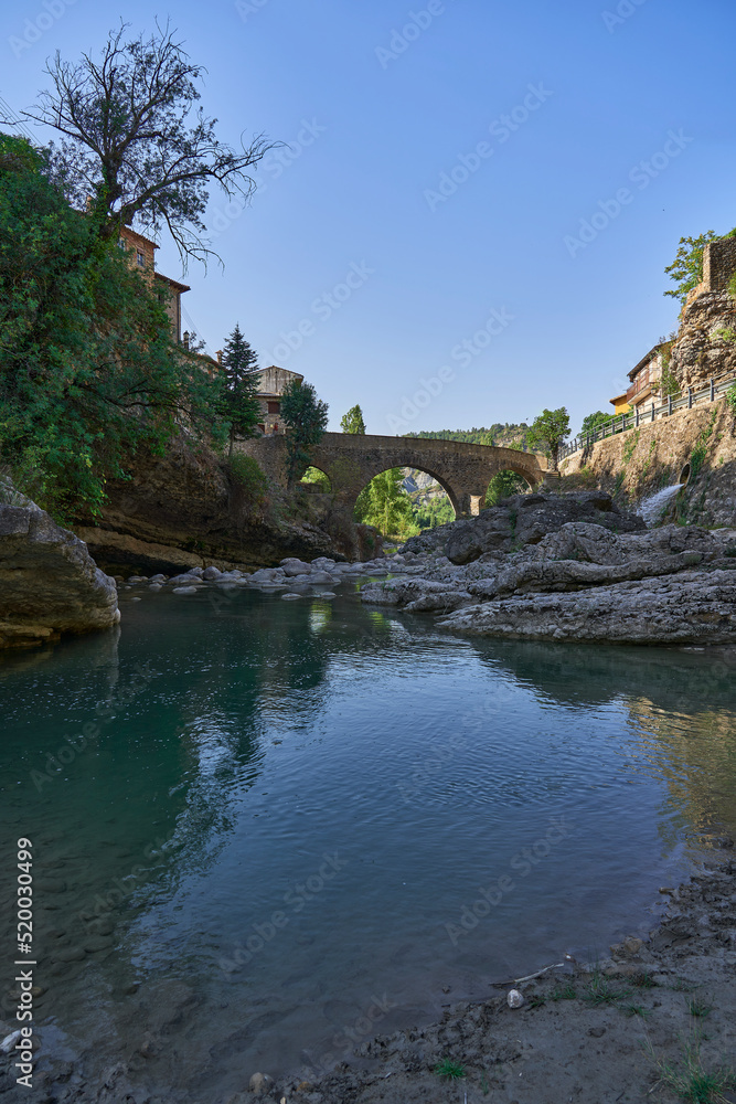 Río Isábena a su paso por Serraduy