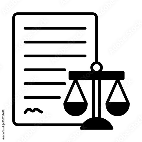 temporary restraining order stock illustration, Court order Concept, Judgemental Decision Vector Icon Design, Verdicts Paper Sign, Lawyer and Legal system Symbol,
