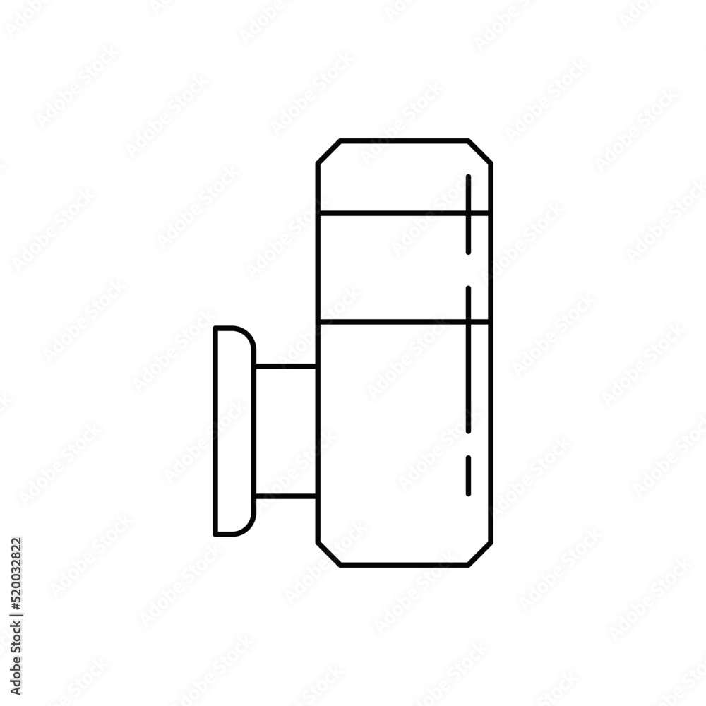 Outdoor Wall Lights Exterior, Wall Sconce light icon in line style icon, isolated on white background Outdoor Wall Lights Exterior, Wall Sconce light icon in line style icon, isolated on white background