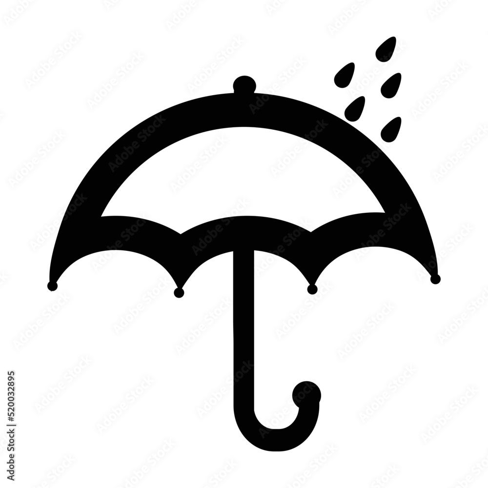 Autumn, drops, rain, umbrella icon Autumn, drops, rain, umbrella icon