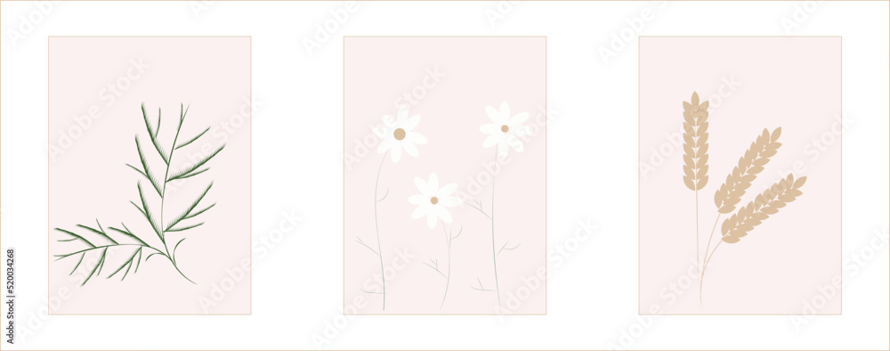 picture of field flowers in a frame