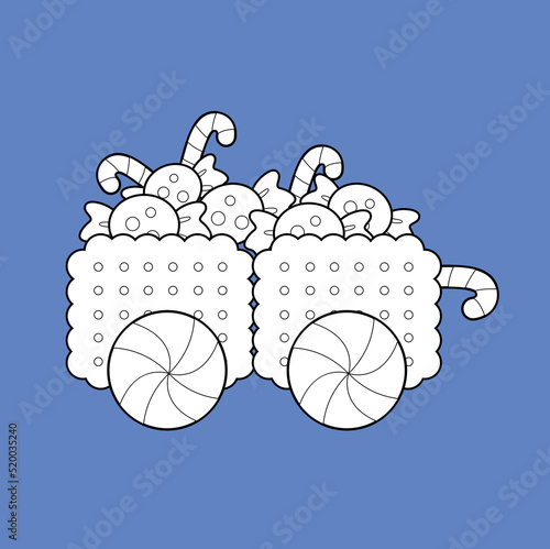 Candyland Sweet Dessert Digital Stamp