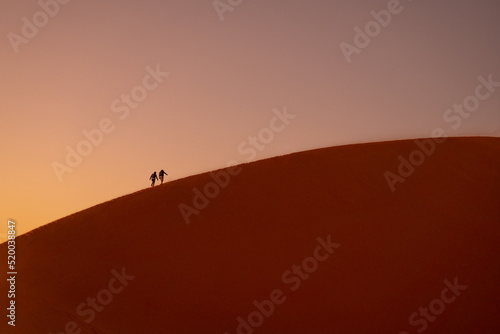 Sunrise in Namib Desert in Namibia, Africa