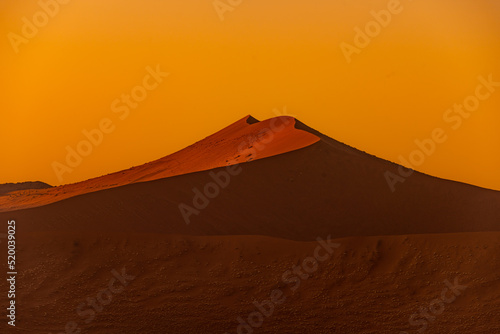 Sunrise in Namib Desert in Namibia  Africa