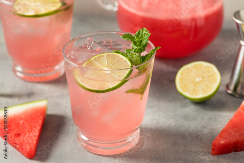 Boozy Refreshing Tequila Watermelon Agua Fresca Cocktail