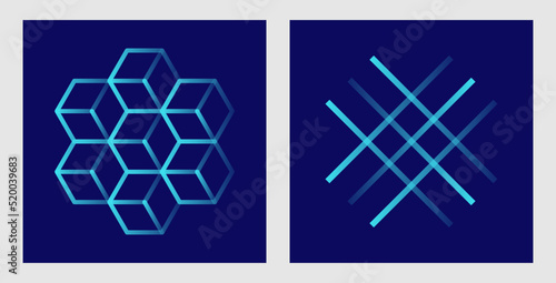 cube 3d background vector, suitable for banner or social media post