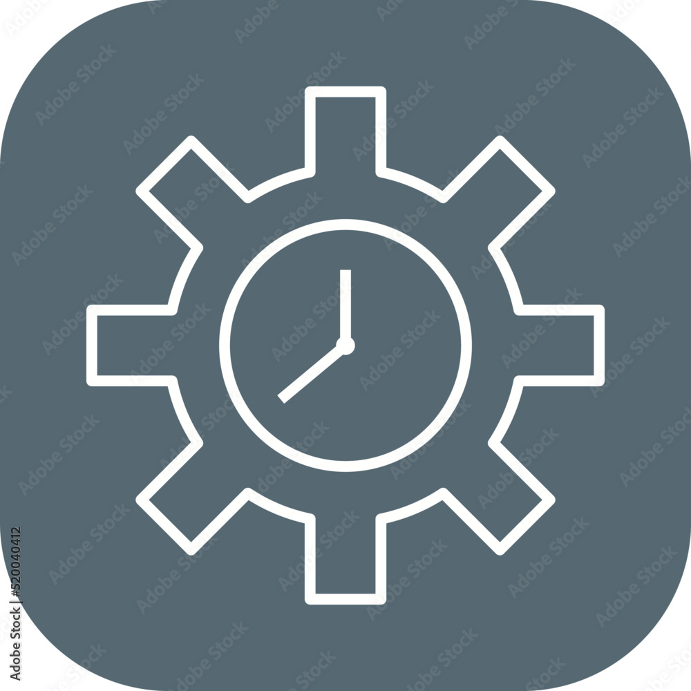 Unique Time Optimization Vector Icon Unique Time Optimization Vector Icon