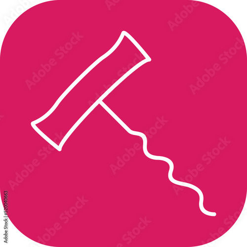 Unique Corkscrew Vector Icon