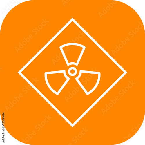 Radiation Vector Icon
